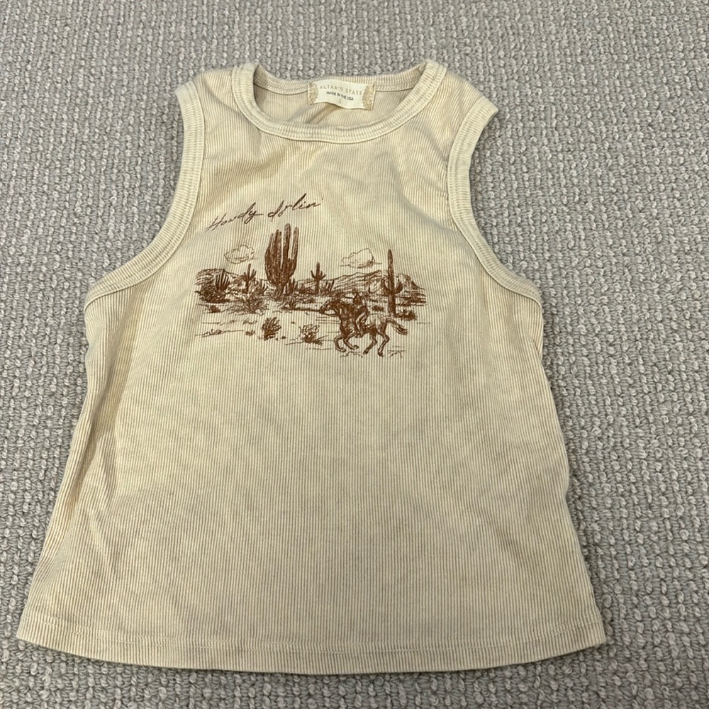 Country Styled Tank from Altered State, Great Condition